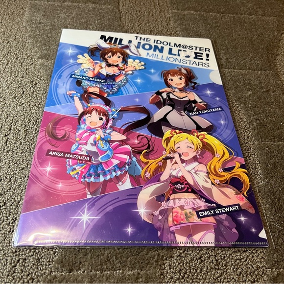 The Idolmaster / iDOLM@STER Million Live! Millionstars Clear File Folder Anime - Picture 1 of 5